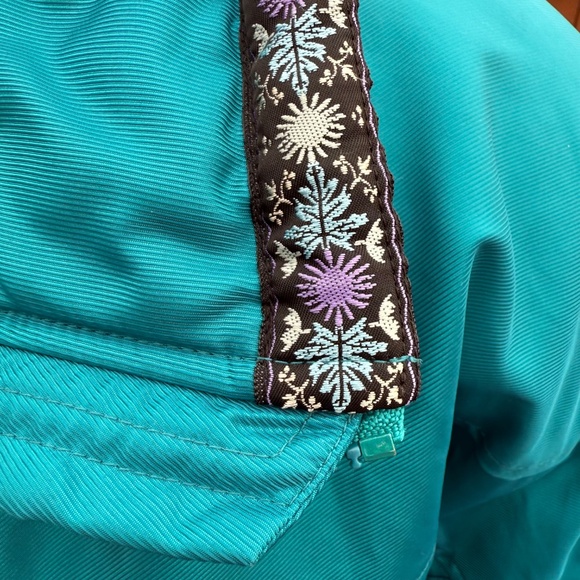 Must Have Retro Vintage 80s Teal Ski/Snow Jacket - Picture 14 of 16